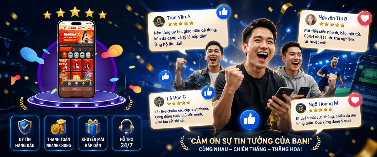 Phản hồi từ cộng đồng cược thủ U888