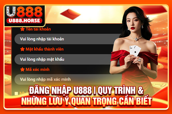 Đăng Nhập U888 | Quy Trình & Những Lưu Ý Quan Trọng Cần Biết